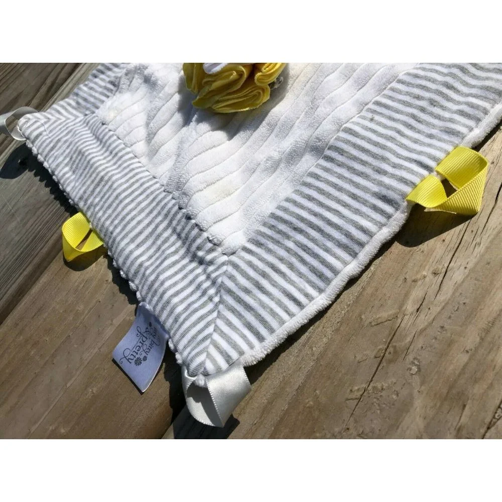 Itty Bitty & Pretty Lovey Security‎ Blanket Gray